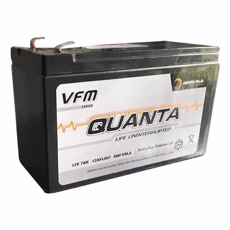 AMARON Quanta SMF Battery 7AH/12V  | 12AVL007